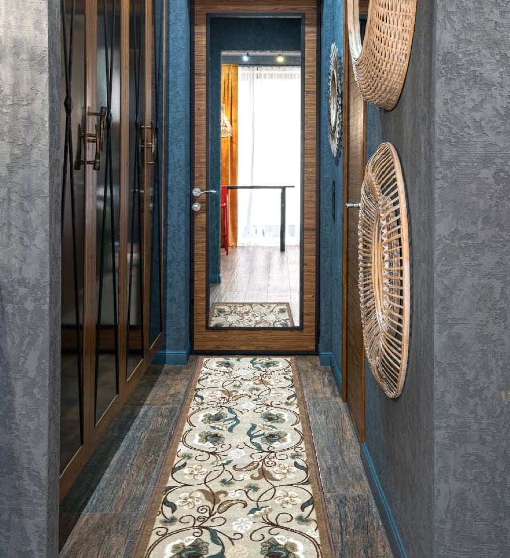 Gloria Kitchen Rug runners Set 2 Piece Set NonSlip NonSkid Kitchen Mats for floor and Runner