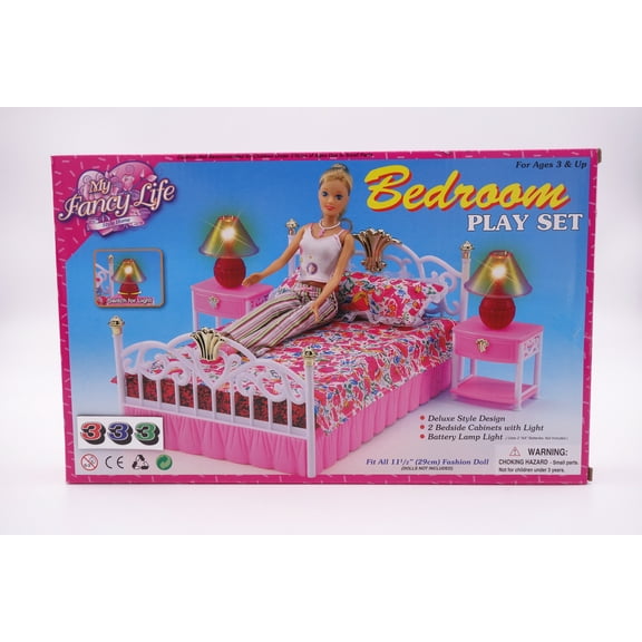 Gloria My Fancy Life Bedroom Doll Furniture, 7 Pieces