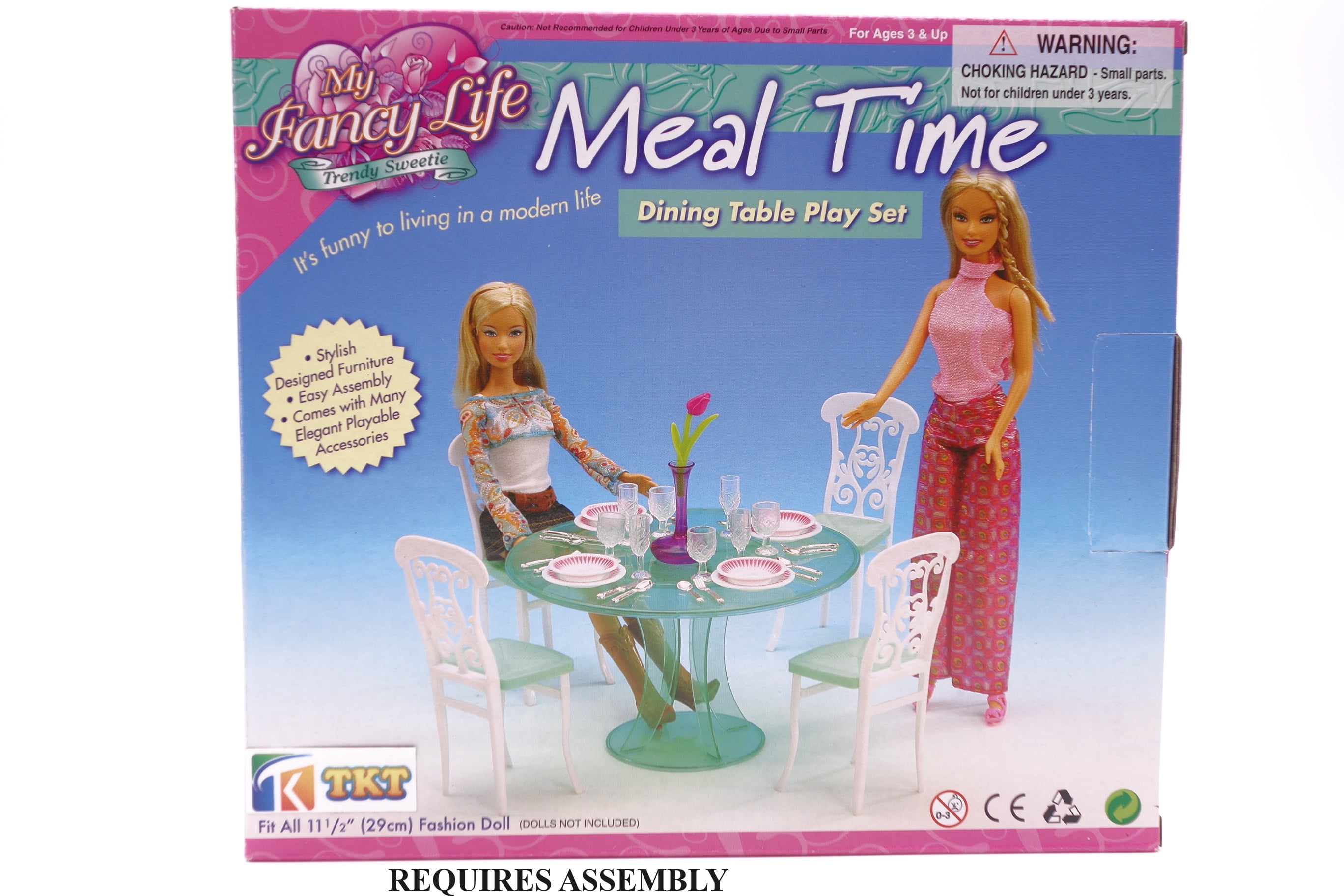 Gloria My Fancy Life Doll Dining Room Furniture Set, 28 Pieces