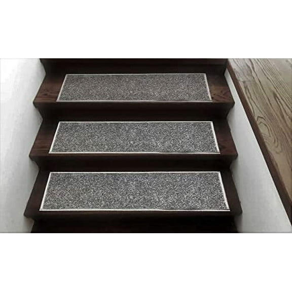 Gloria Non Slip Rubber Back Kitchen Rug Kitchen Runner Kitchen Mat Carpet for Kitchen Anti Slip Stair Treads - 7 Pack (8.5"x26")