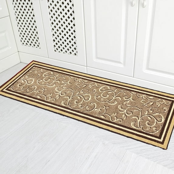 Gloria Non Slip Rubber Back Kitchen Rug Runner Mat for Hallway Non Skid Carpet for Kitchen Entryway 20"x59"