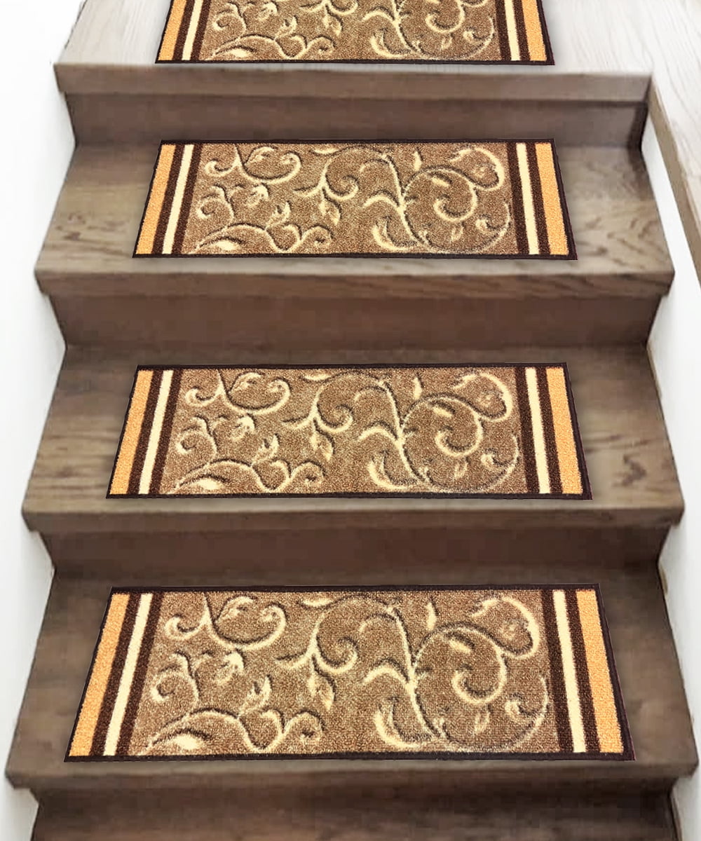Gloria Non Slip Stair Carpet Polypropylene Rubber Back Staircase