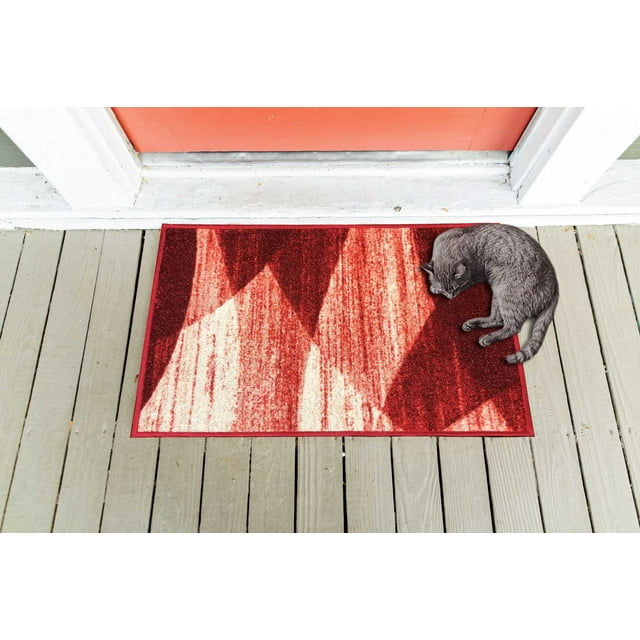 Gloria Non slip Rubber Back Door mats/Landing Mat Small Washable Rug