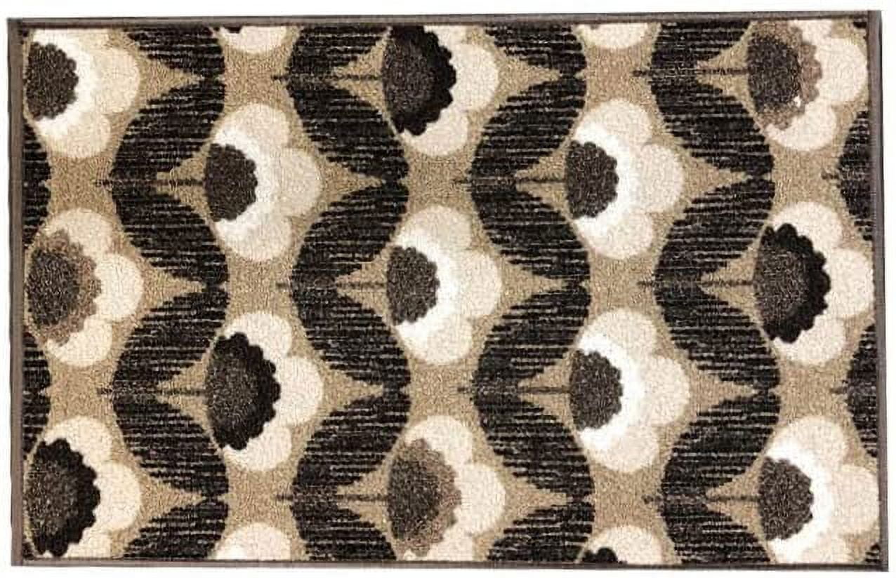 Foundry Select Melgoza Modern Bordered 2X4 Non-Skid (Non-Slip) Low Profile  Pile Rubber Backing Kitchen Area Rugs - ShopStyle
