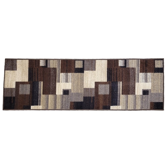 Gloria - Non slip Rubber Back Kitchen Mat for floor Non Skid Washable Rugs for Entryway Hallway Carpet (22" x 120")