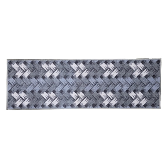 Gloria - Non slip Rubber Backing Kitchen Mat for floor Non Skid Washable Rugs for Entryway Hallway Carpet (22" x 120")