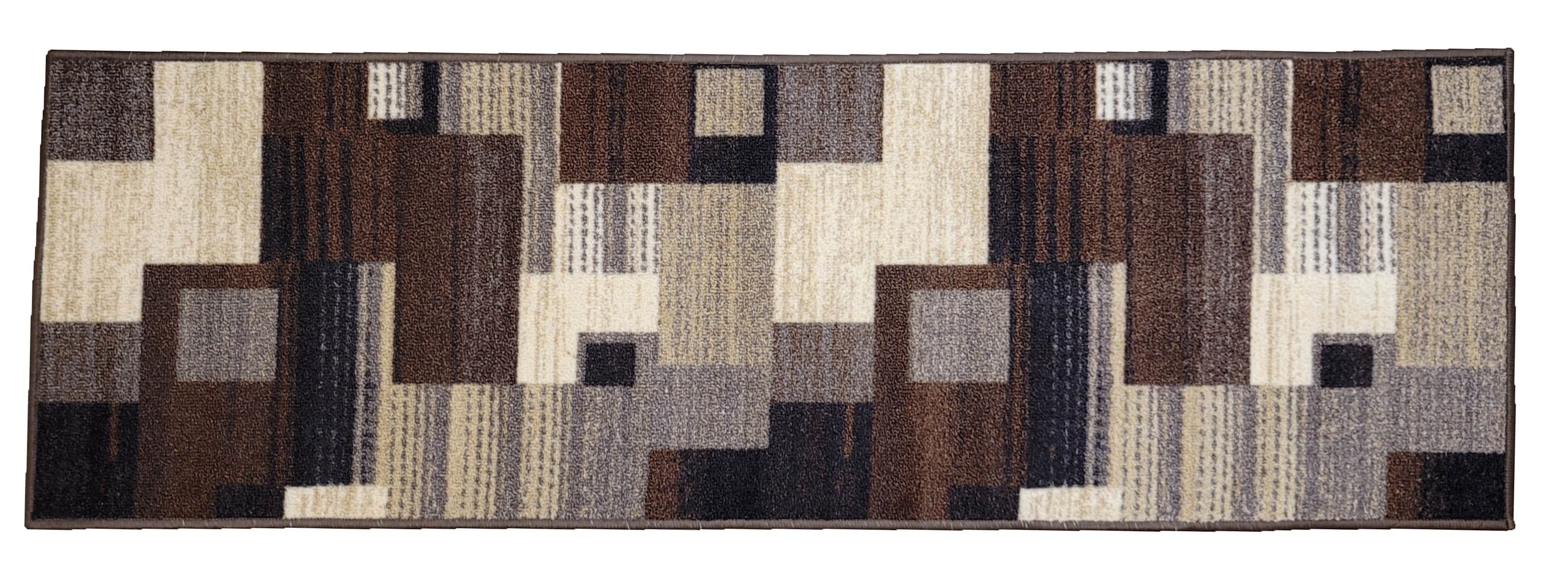 Bordered Non-Skid Low Profile Pile Rubber Backing Kitchen Area Rugs Be –  Discounted-Rugs