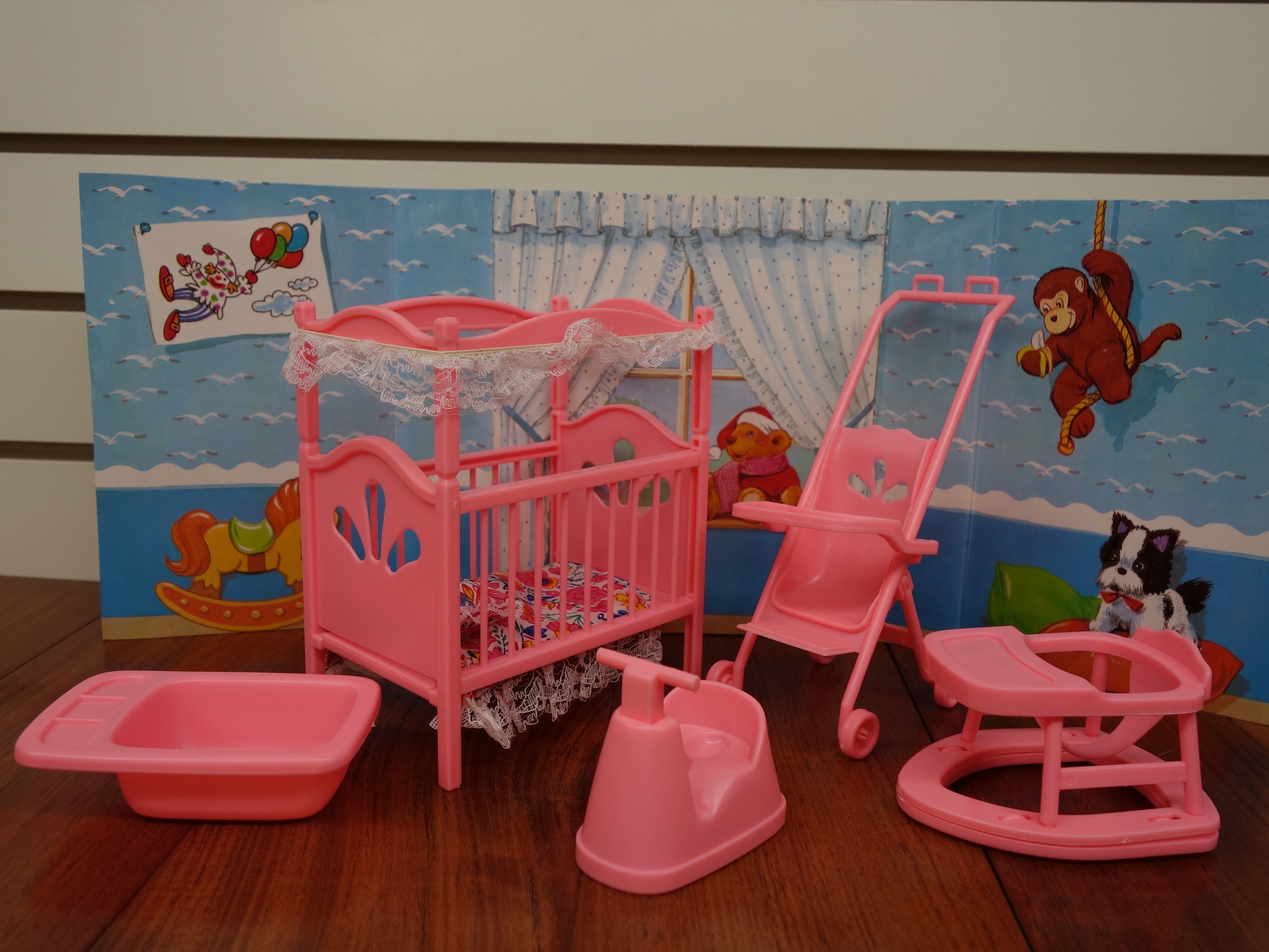 Buy Gloria Nursery Play Set for Dollhouse at Ubuy Togo