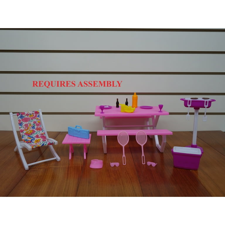 Barbie picnic table sale