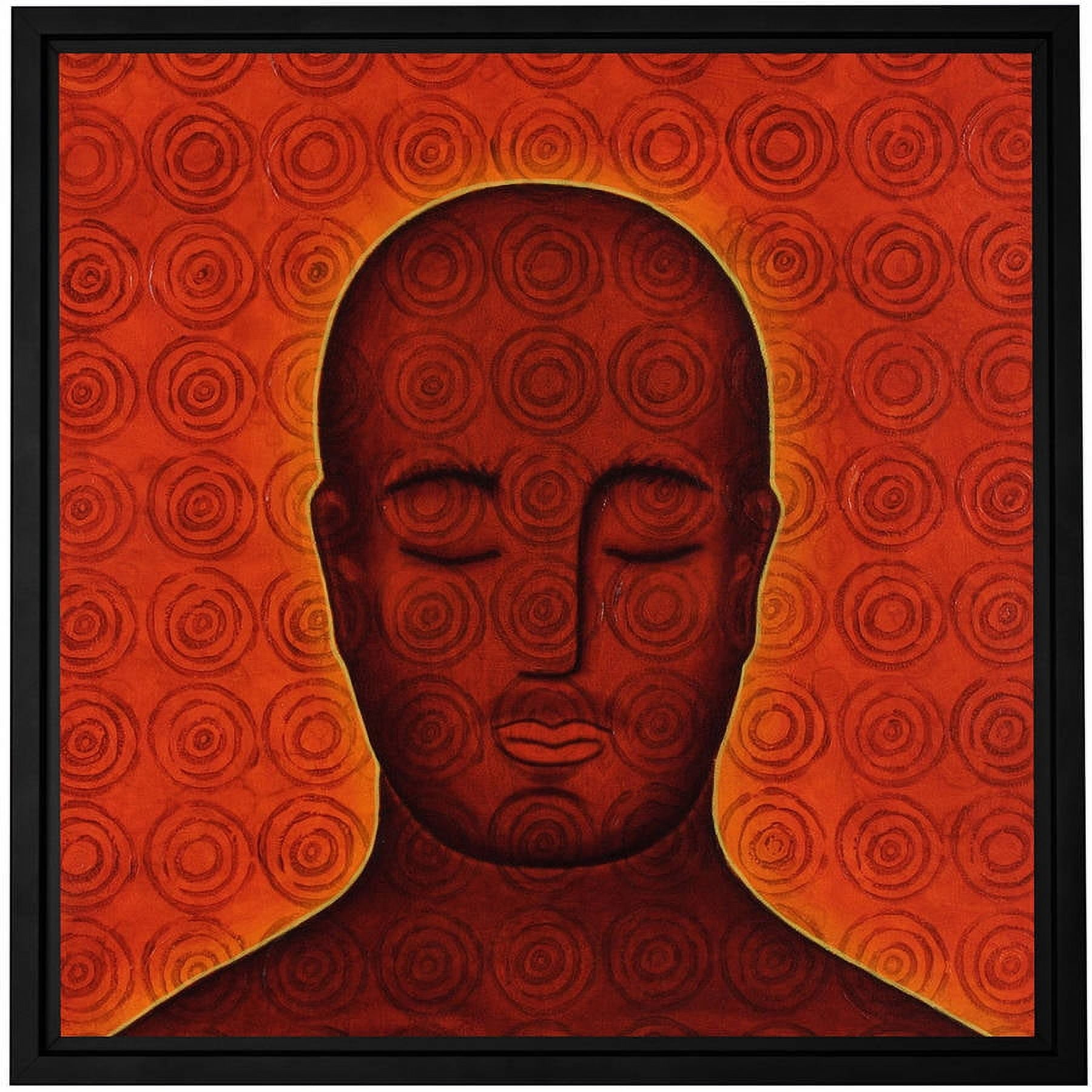 Gloria Rothrock "Mind Circles" Floater-Framed Gallery-Wrapped Canvas