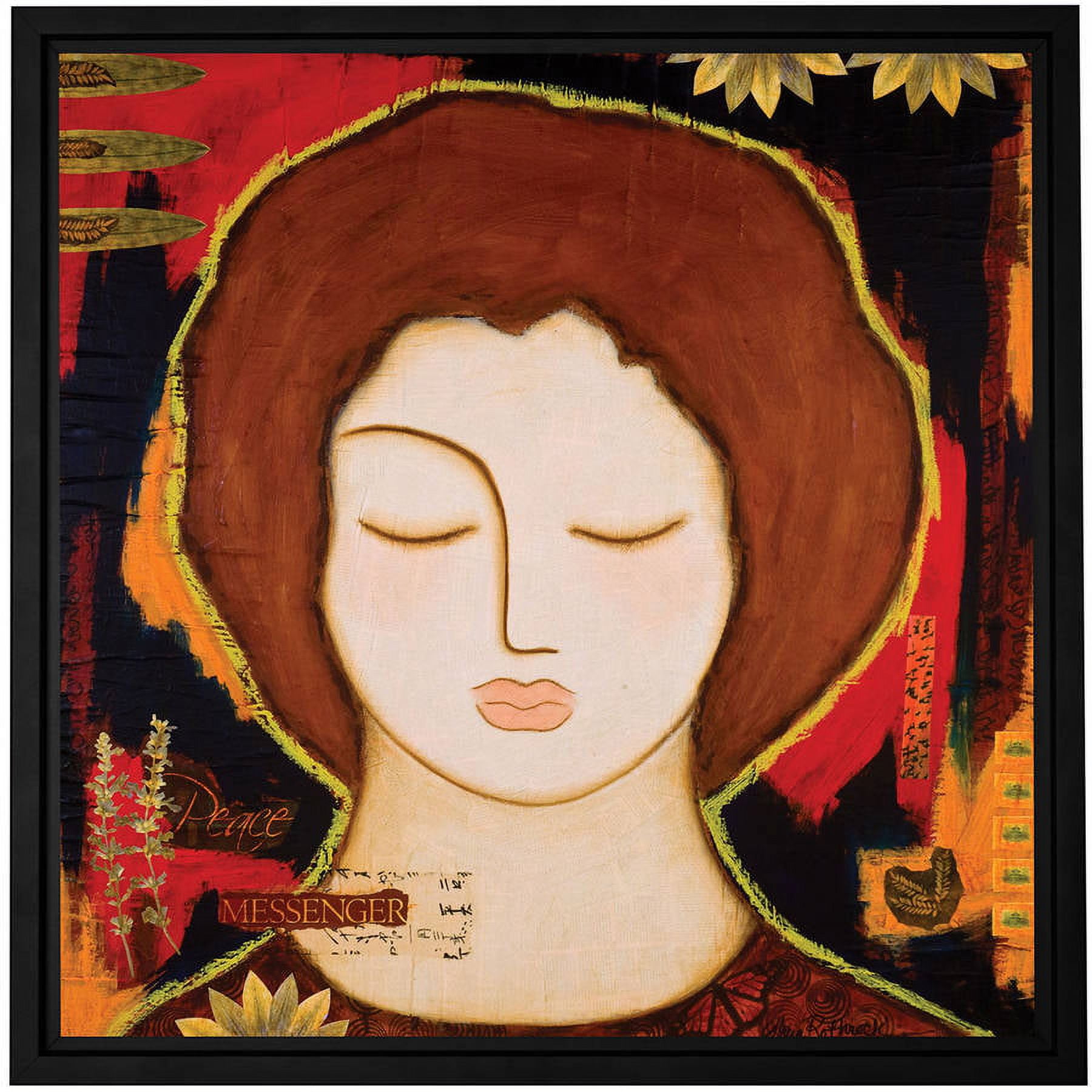 Gloria Rothrock "Peace Messenger" Floater-Framed Gallery-Wrapped Canvas