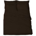 thumbnail image 1 of Gloria Solid Bed Sheet Sets, King, Brown, 4-Pieces, 1 of 3