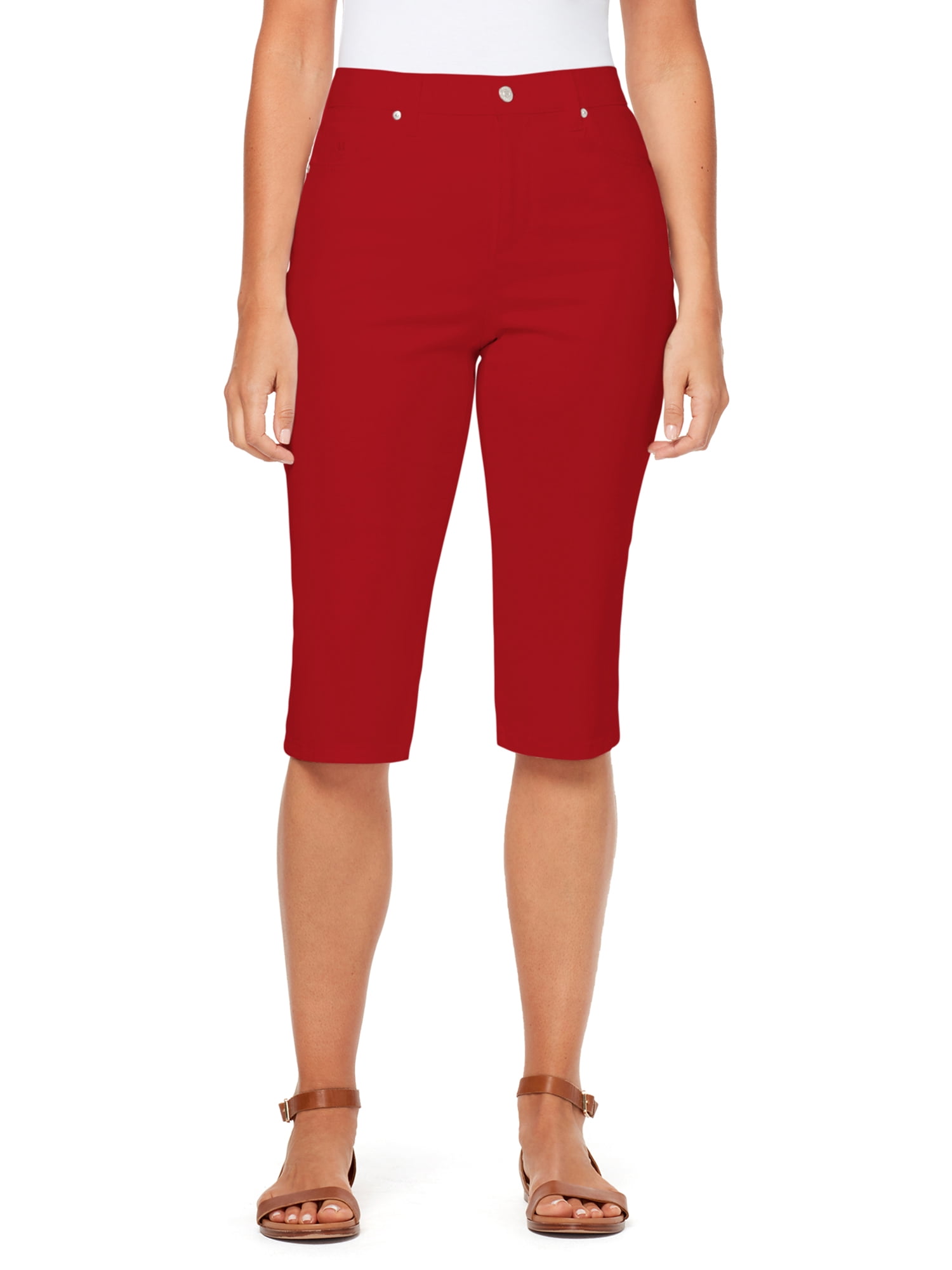 Plus size gloria vanderbilt amanda cheap skimmer capris