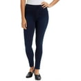 thumbnail image 1 of Gloria Vanderbilt Beverly Women's High-Rise Fitted Pull On Jeans, Dark Blue 12, 1 of 3