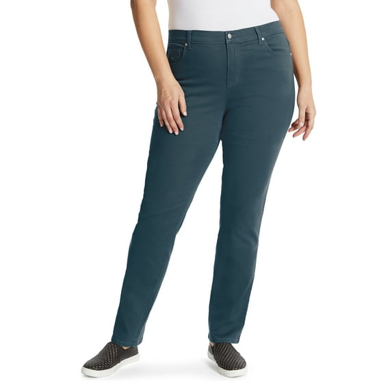 Gloria Vanderbilt High Rise Straight-Leg Jean (Women's Plus), 1 Count, 1 Pack