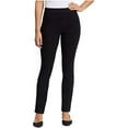 thumbnail image 1 of Gloria Vanderbilt Ladies’ Pull-On Comfort High-Rise Pants Size: 12, Color: Beverly Blue, 1 of 3