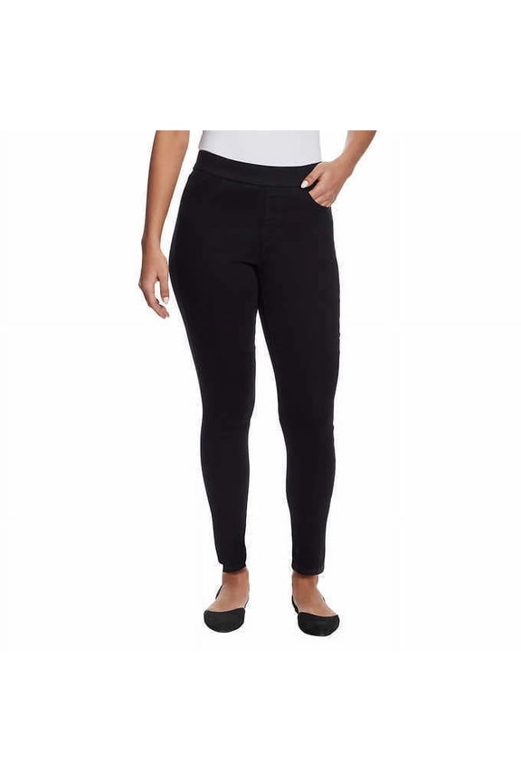 Ladies? Pull-On Pant (Black, 10) 16397769