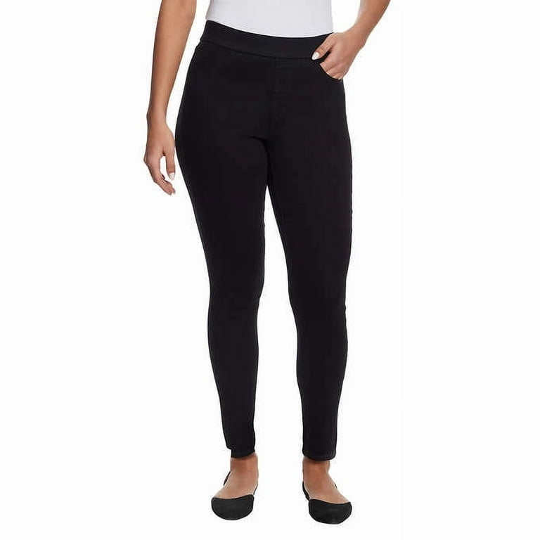 Gloria Vanderbilt Ladies' Size 6 Pull-On Comfort Jean, High Rise Pant, Black
