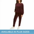 thumbnail image 1 of Gloria Vanderbilt Ladies' Velour Top Size: XL, Color: Red (wine), 1 of 1