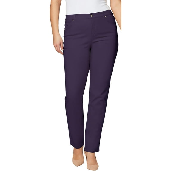 Gloria Vanderbilt Plus Amanda Solid Stretch Slimming Jeans