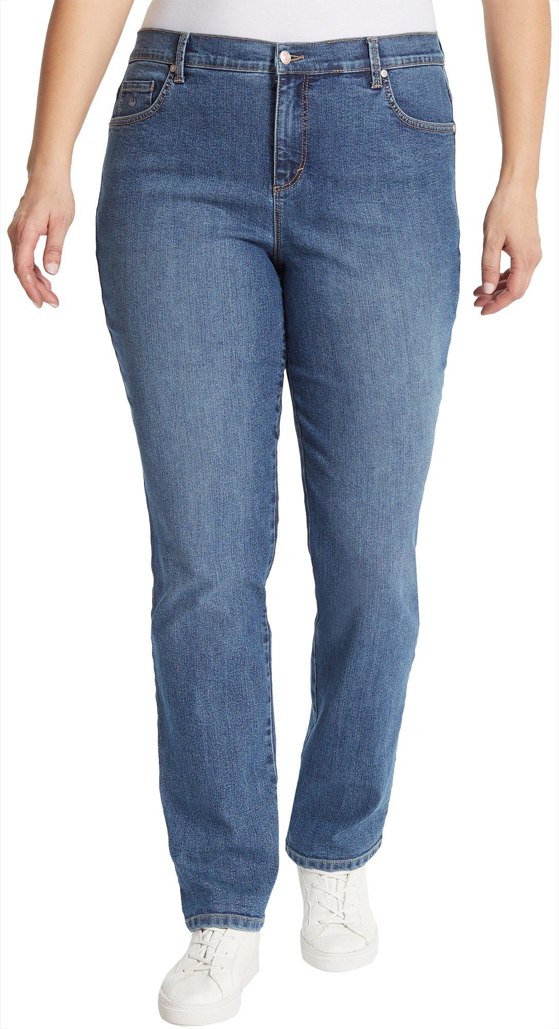 Gloria Vanderbilt Plus Amanda Tapered Leg Short Jeans Walmart
