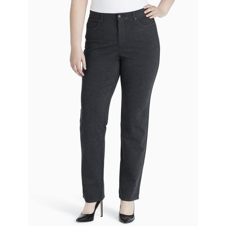 Gloria Vanderbilt Plus Size Amanda Ponte Pant Walmart