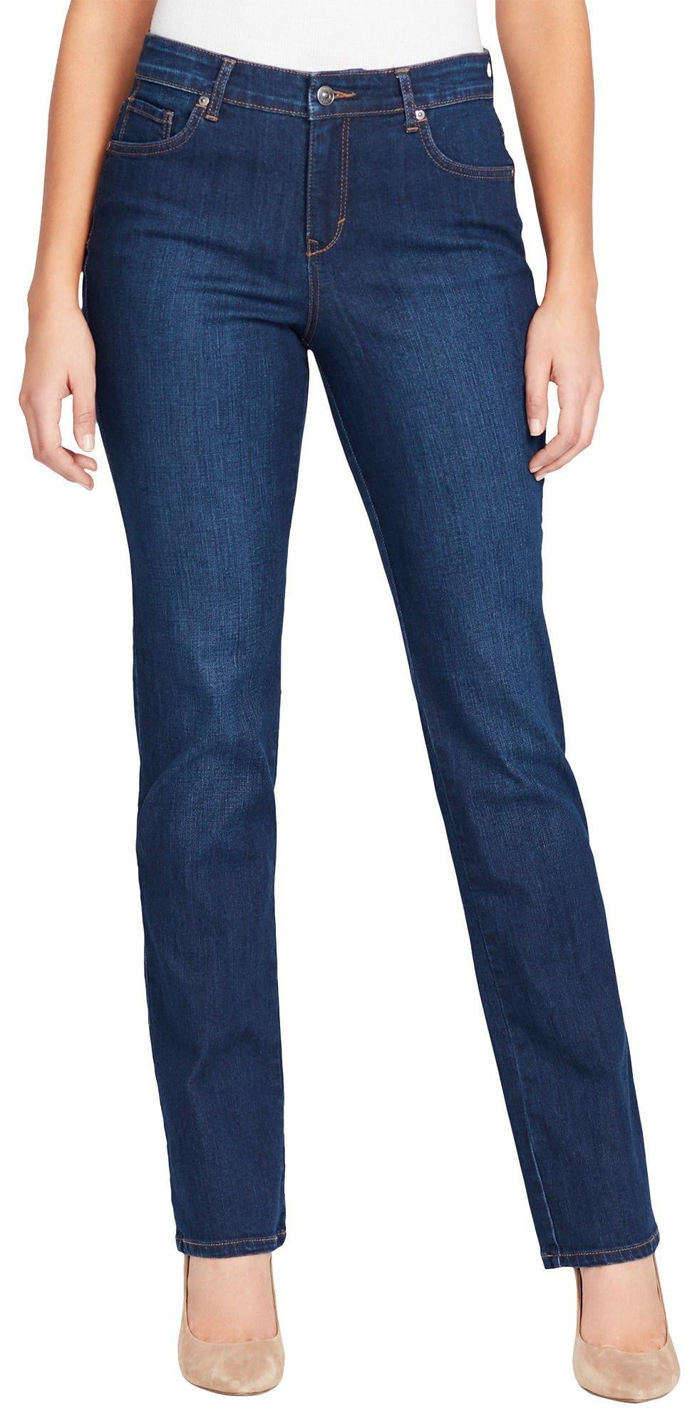 Gloria Vanderbilt Rail Straight Leg Jeans - Walmart.com