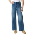 thumbnail image 1 of Gloria Vanderbilt Swan Series Patch Pocket Wide Leg Jean, Sizes 6-18, 1 of 6