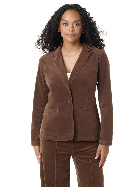 Swan Series Women's Fitted Blazer, Sizes XS-XXL