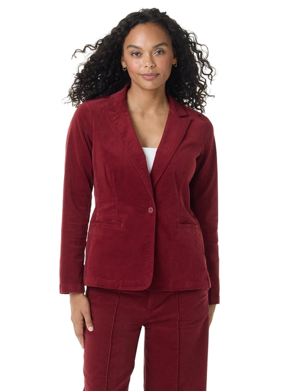 Swan Series Women's Fitted Blazer, Sizes XS-XXL
