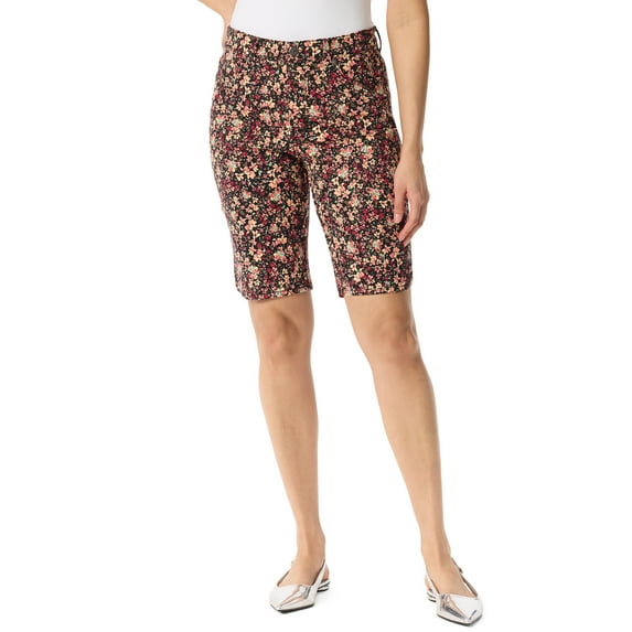 Gloria Vanderbilt Swan Series Women's High Rise Amanda Bermuda, 11" Inseam, Sizes 6-18