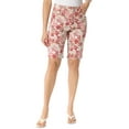 thumbnail image 1 of Gloria Vanderbilt Swan Series Women's High Rise Amanda Bermuda, 11" Inseam, Sizes 6-18, 1 of 2