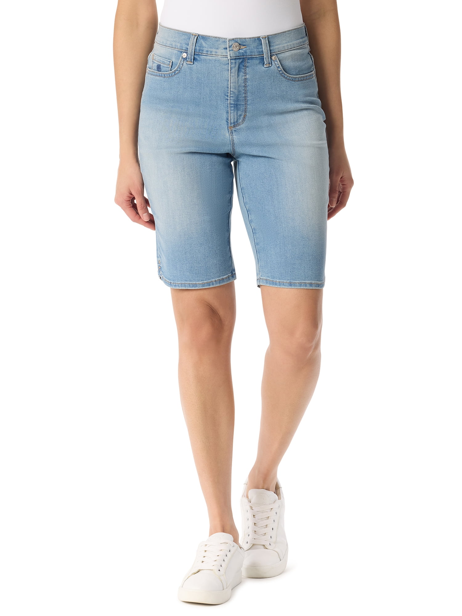 Gloria Vanderbilt Swan Series Women's High Rise Amanda Bermuda, 11 ...