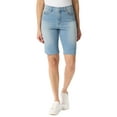 thumbnail image 1 of Gloria Vanderbilt Swan Series Women's High Rise Amanda Bermuda, 11" Inseam, Sizes 6-18, 1 of 2