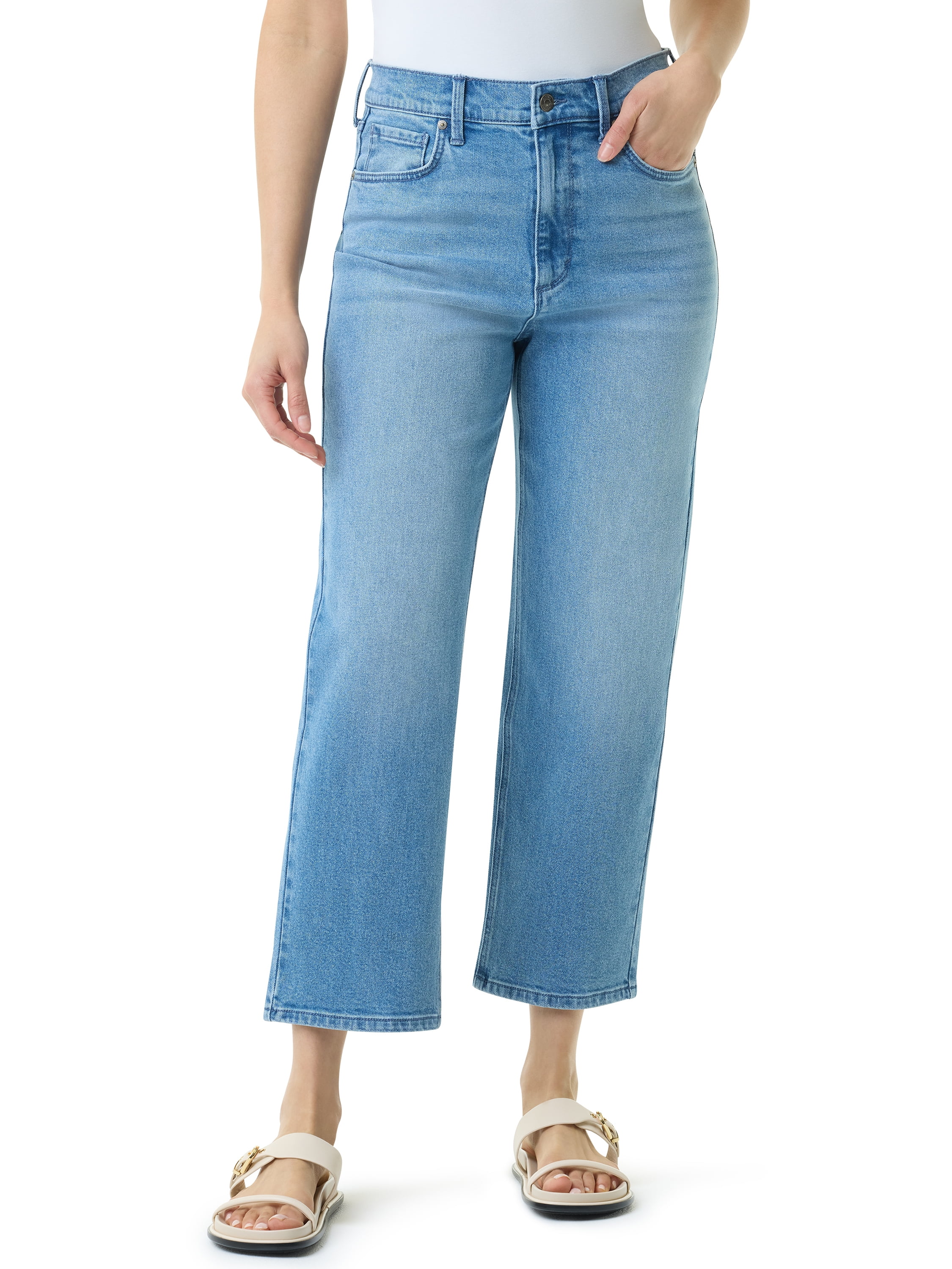 Gloria Vanderbilt Swan Series Women's High Rise Straight Leg 5 Pocket ...