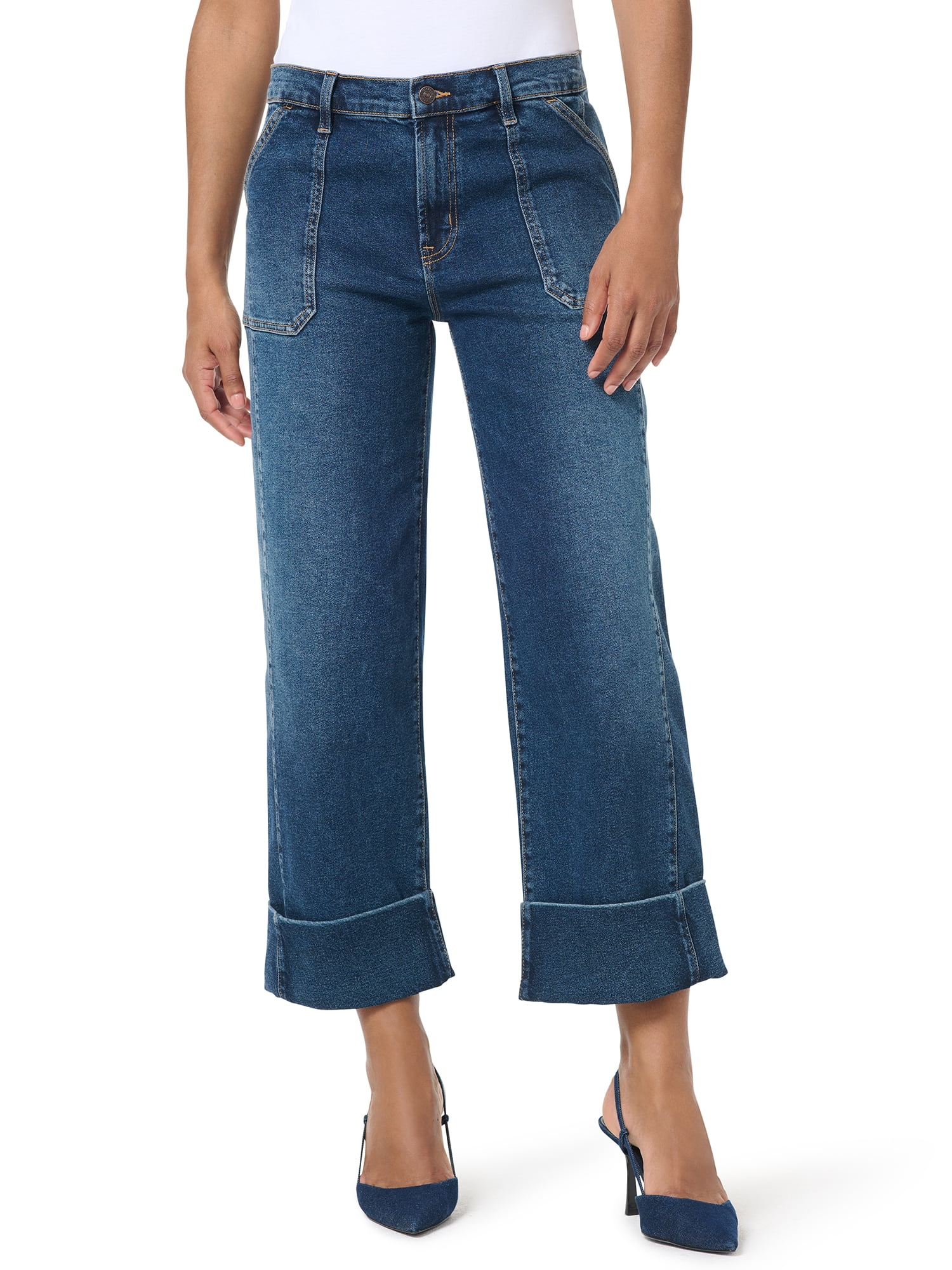 Gloria Vanderbilt Swan Series Women's Patch Pocket with cuff , Sizes 2-18
