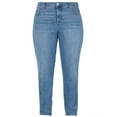 thumbnail image 1 of Gloria Vanderbilt Swan Series Women's Plus Amanda 5 Pocket High Rise Jeans, Sizes 16-26, 1 of 5