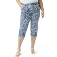 thumbnail image 1 of Gloria Vanderbilt Swan Series Women's and Women's Plus Amanda 5 Pocket Capri, 21" Inseam, Sizes 6-18, 1 of 5