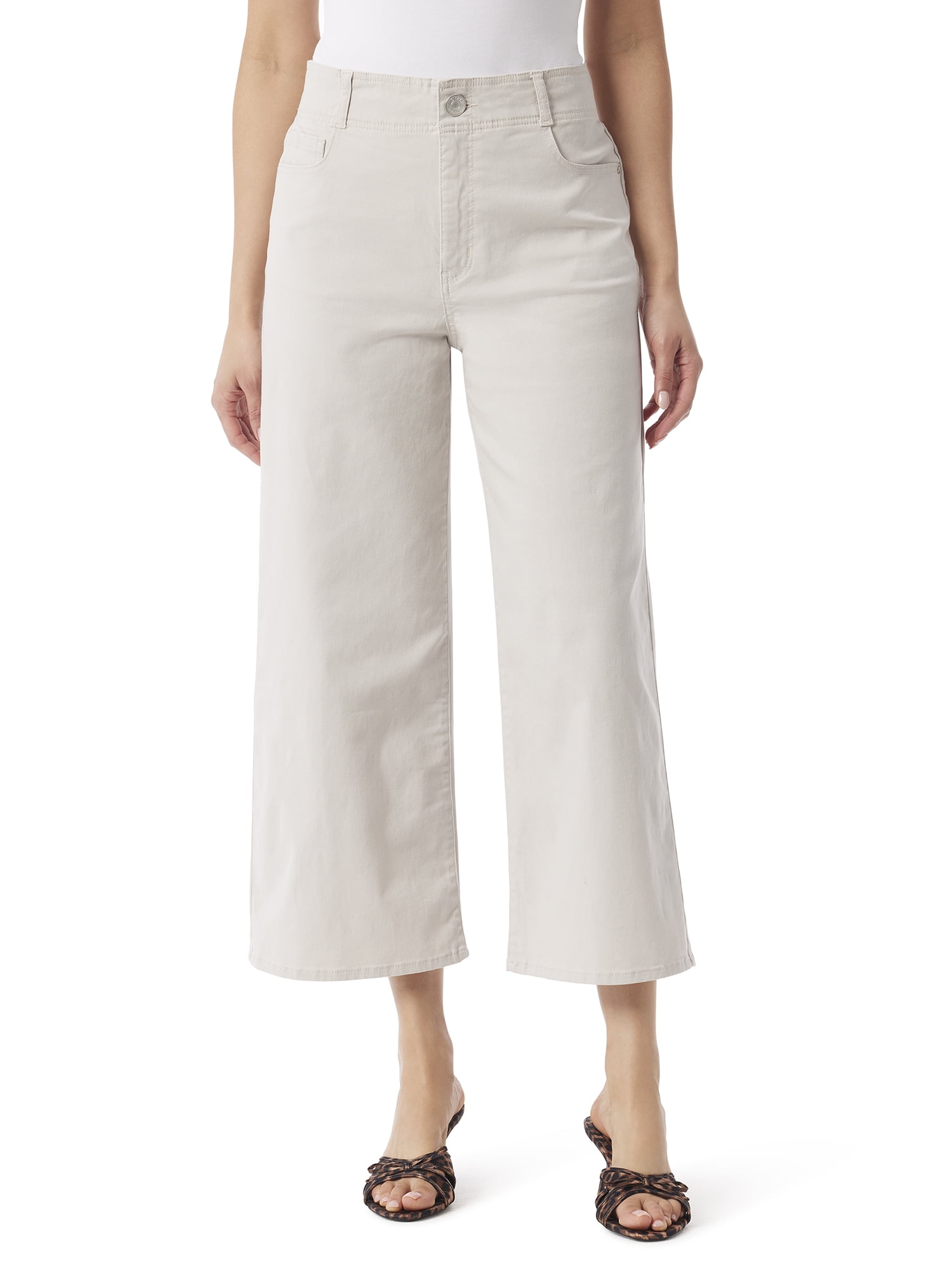 Gloria Vanderbilt Swan Series Women's Slender Series 5 Pocket Wide Leg Crop 26" Inseam, Sizes 6-18