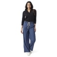 thumbnail image 1 of Gloria Vanderbilt Swan Series Women's Soft Drape Wide Leg Pull On Jeans 30" Inseam, Sizes 6-18, 1 of 5