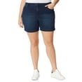 thumbnail image 1 of Gloria Vanderbilt Trendy Plus Size Amanda High Rise Denim Shorts Park City 24W, 1 of 1