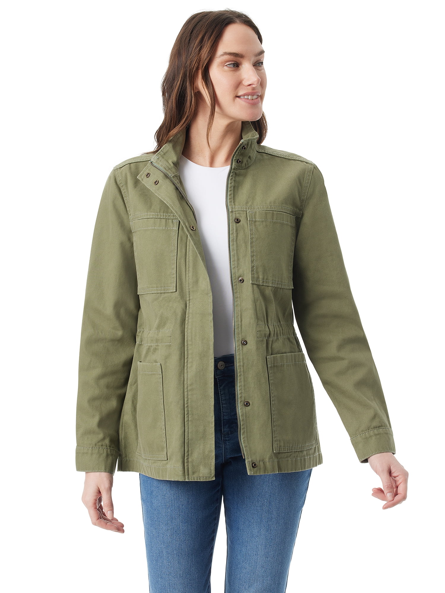 Gloria Vanderbilt Utility Jacket, Sizes XS-XXXL - Walmart.com