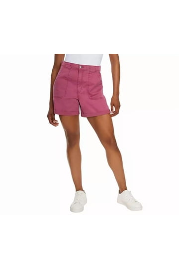 Gloria Vanderbilt Dalia Seam Skimmer Short With Side Slit Vents Standard Pantalones Cortos, Bigotes Andorra, 34 Para Mujer