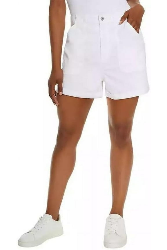 Women Hiking Cargo Shorts with Pockets, High Rise Cotton Shorts for Women, Golf Casual Summer Shorts