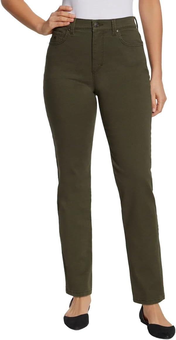 Jupe Sport Femme Gloria Vanderbilt Taille L Vert Olive Coton - Neuf Avec Étiquettes