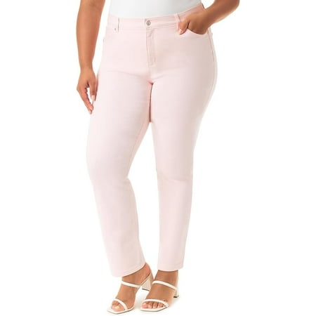 Gloria Vanderbilt Women's Amanda Classic High Rise Tapered Jean Plus