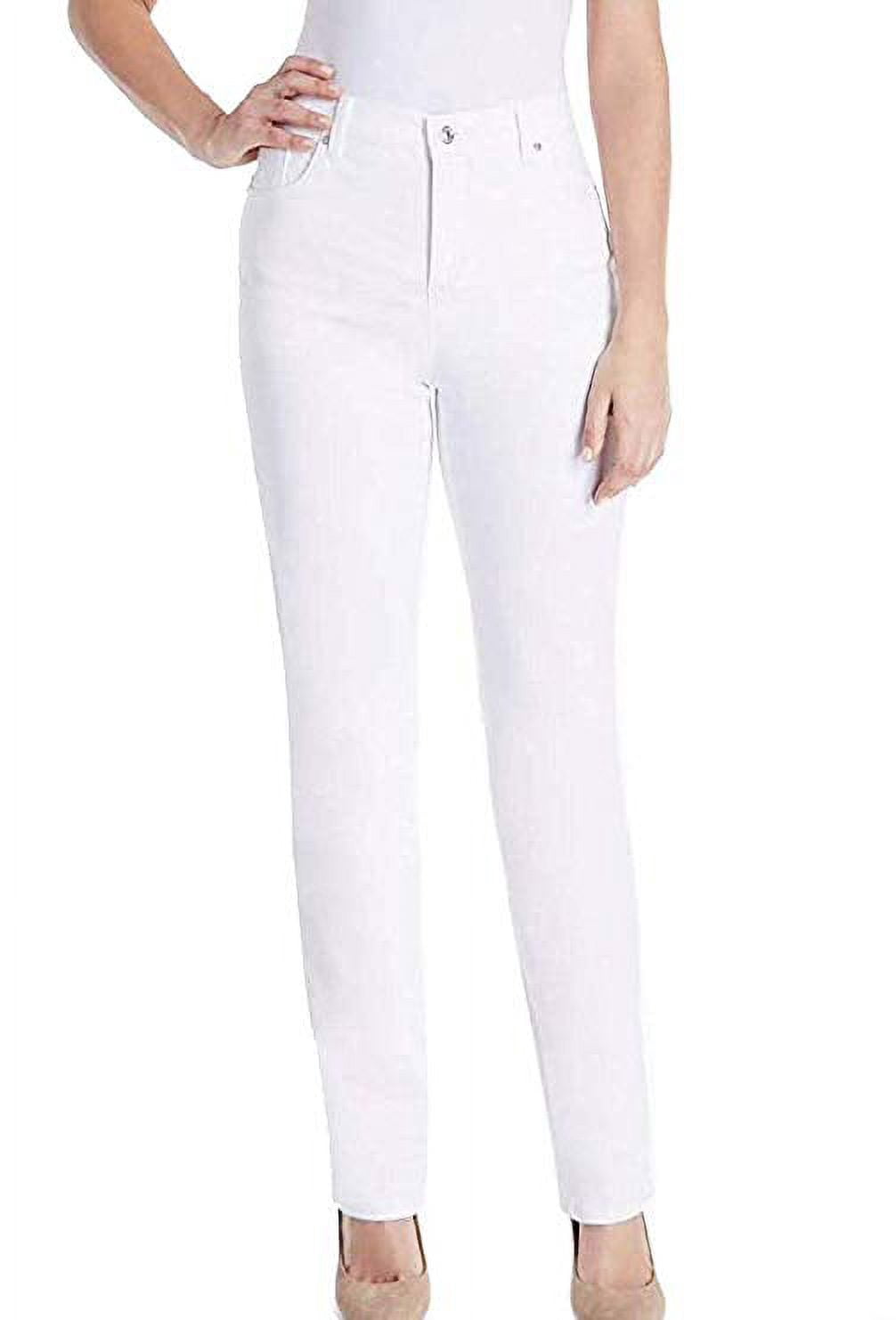 Gloria Vanderbilt Women's Amanda Classic Tapered Jean - Crystal White, Size 14, 31" Inseam, Stretch Denim - View #10