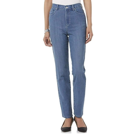 Gloria Vanderbilt Women's Amanda tapered Leg Jeans 16/Maya Wash