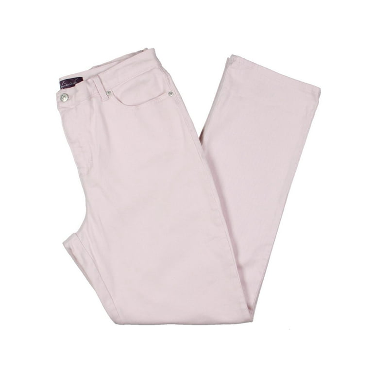 Women's colored straight leg jeans online