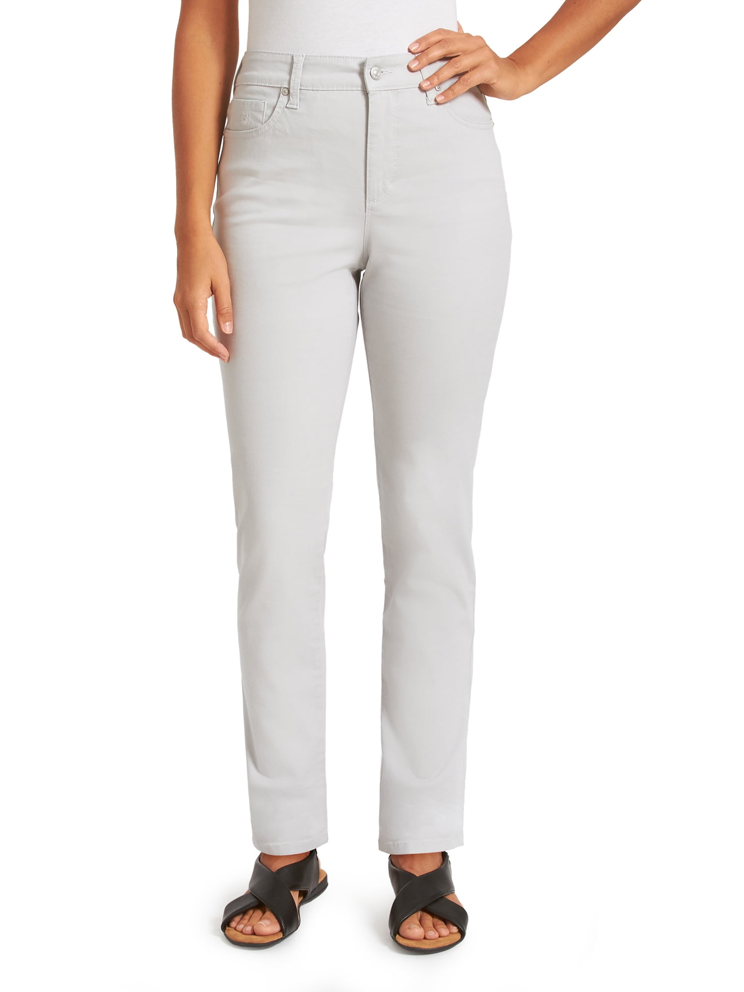 Gloria Vanderbilt Women's Amanda High Rise Straight Leg 5 Pocket Jean